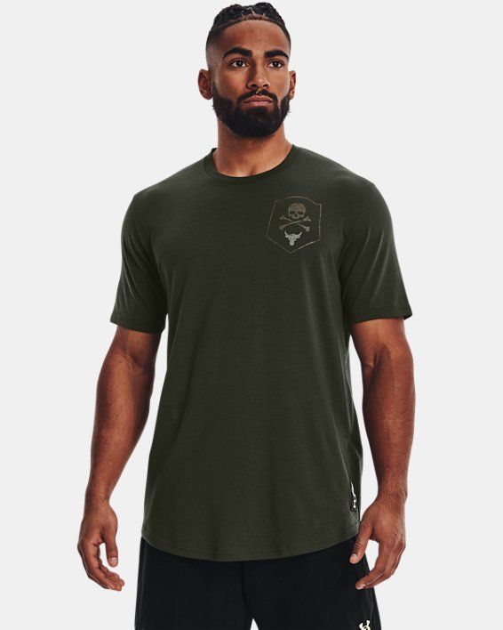 T-shirt à manches courtes Project Rock 100 Percent pour homme, Green, pdpMainDesktop image number 0